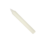 Rustic Taper Dinner Candle - 7 Inch Ivory