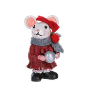Santa's Little Helper Mouse Pocket Charm -  Girl