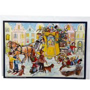 Glittered Advent Calendar - Carriage Ride