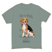 Life is Better with a Beagle T-Shirt -
