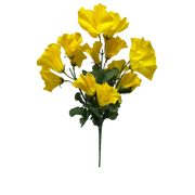 15-Inch Faux Yellow Petunias