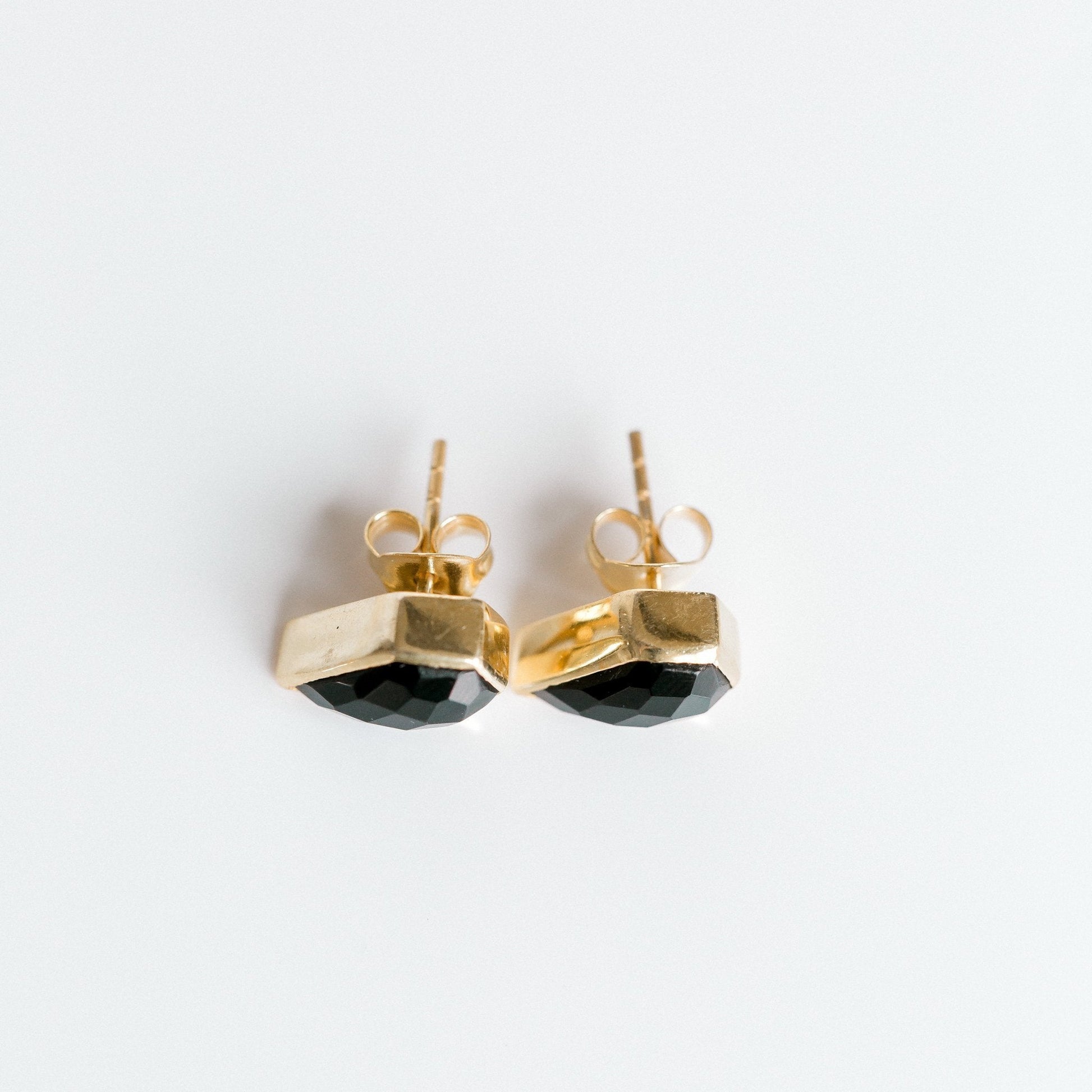 London Studs | Black Onyx by elliparr