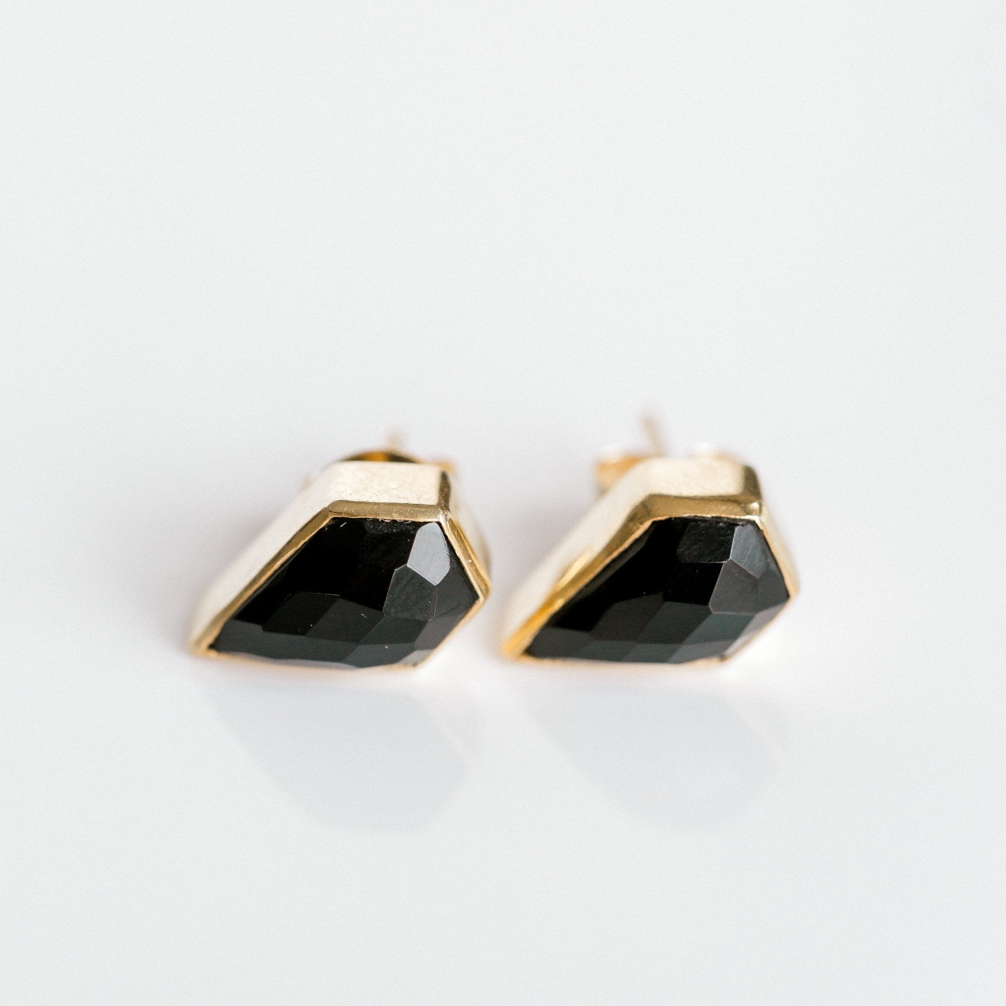 London Studs | Black Onyx by elliparr