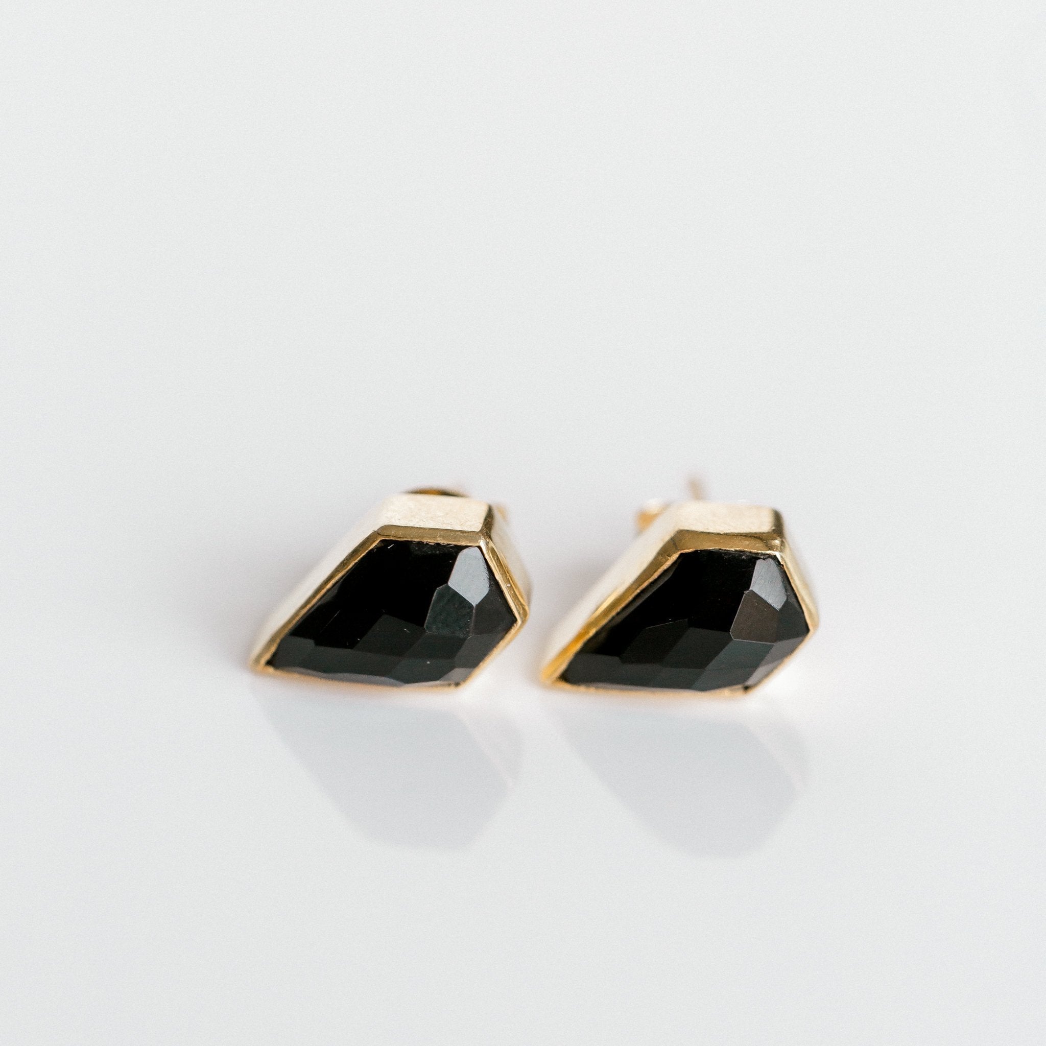 London Studs | Black Onyx by elliparr