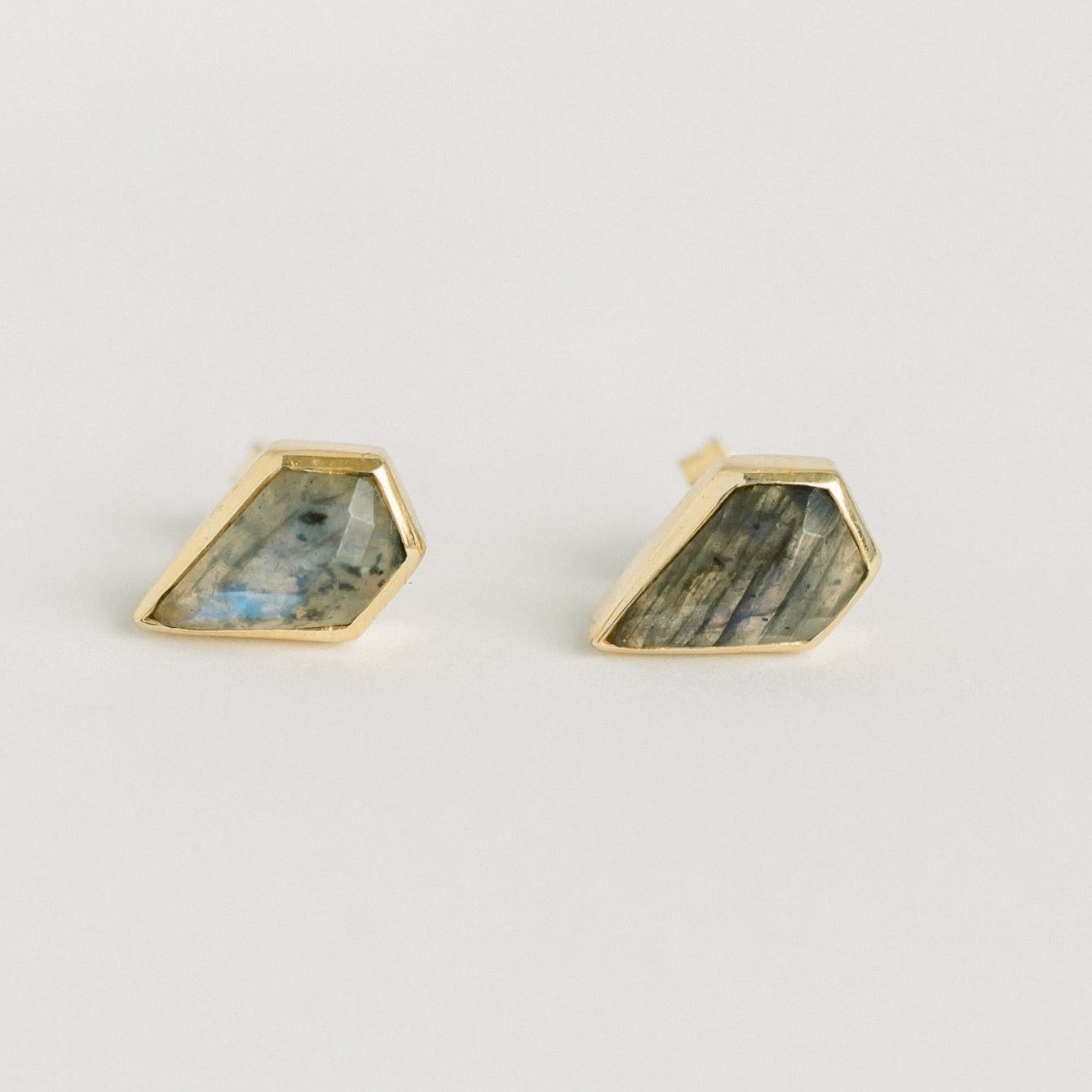 London Studs | Labradorite by elliparr