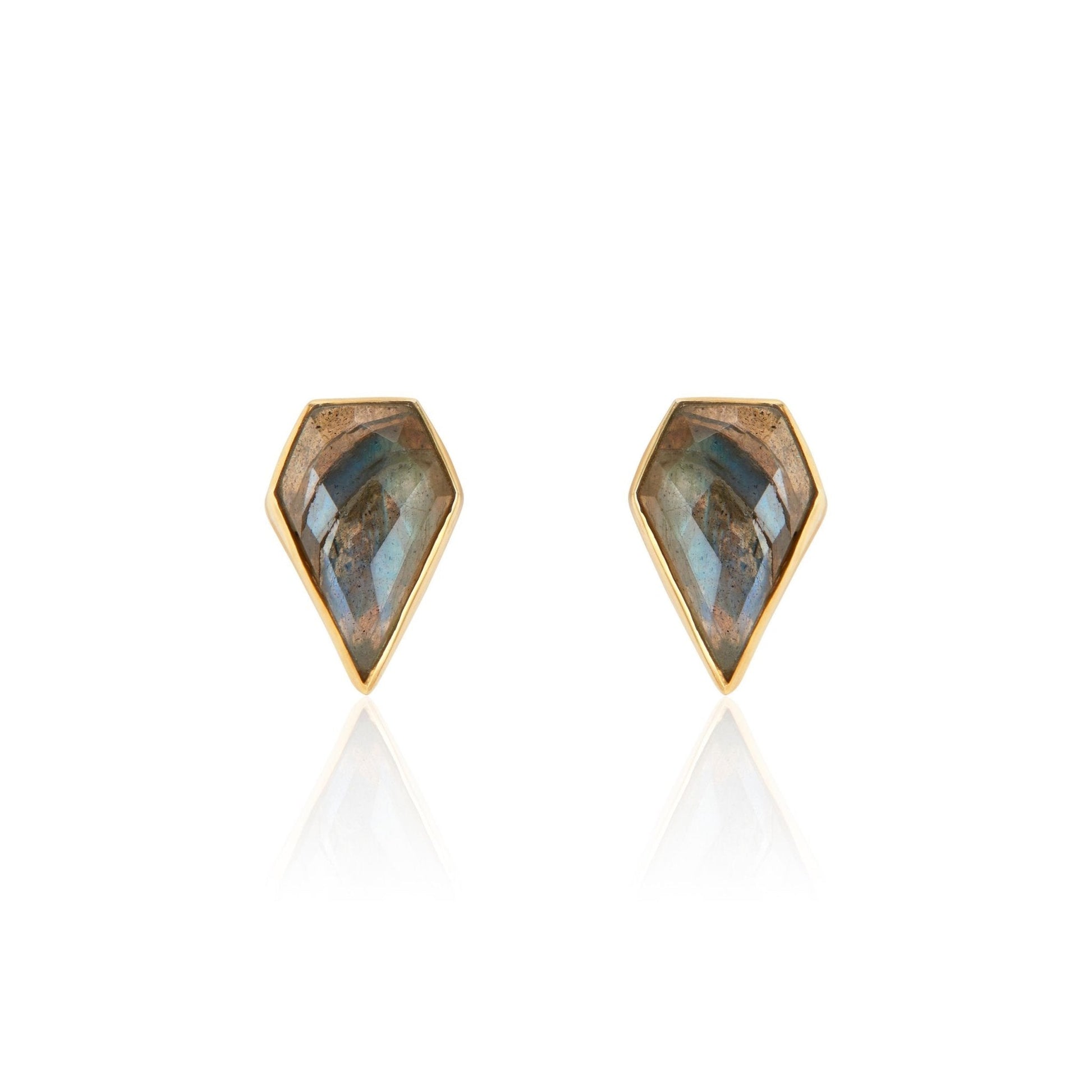 London Studs | Labradorite by elliparr