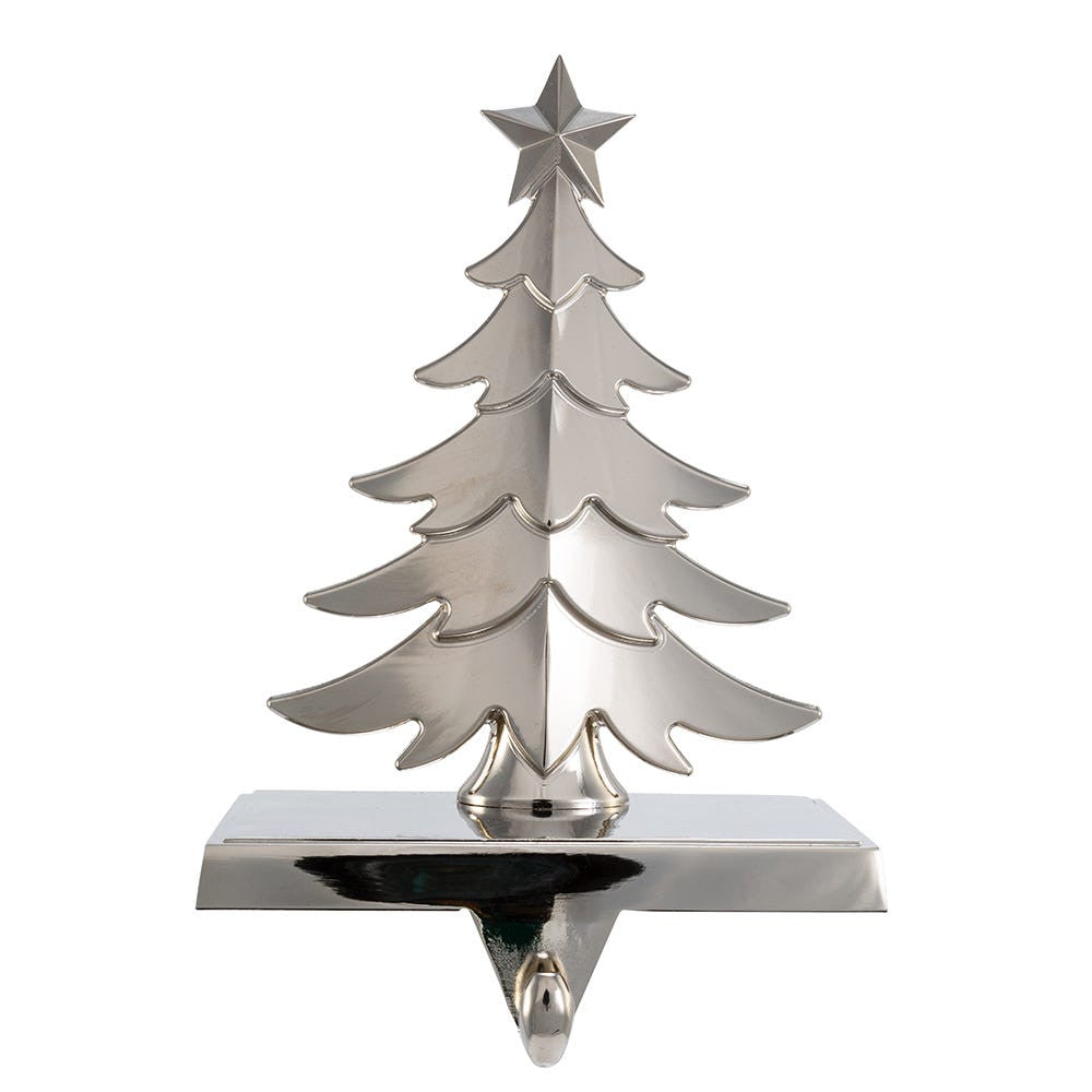 Polished Christmas Tree Stocking Hanger