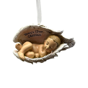 Babys First Christmas Wings Ornament