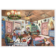 Glittered Advent Calendar - In The Room