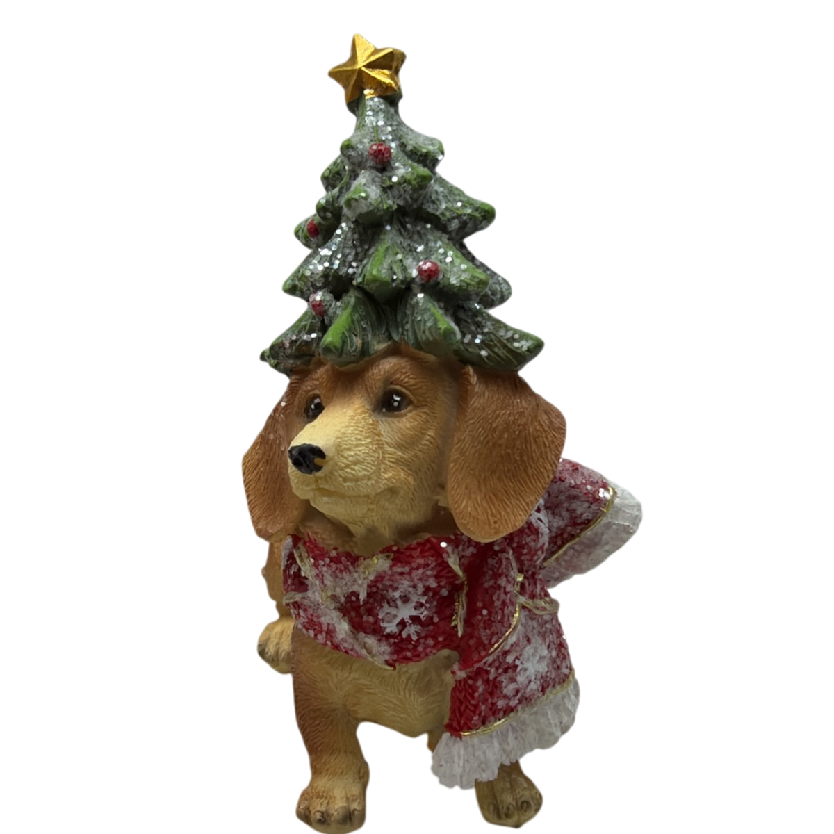 Dachshund Holiday Figurine