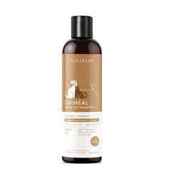 Pet Care Kin & Kind Organic Shampoo Oatmeal Hypoallergenic Tearless For Dog and Cats 12oz by Homeportonline