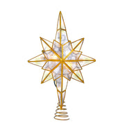 10-Light LED Capiz Star Treetop - 11 Inch