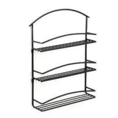 Spice Rack - Hanging Euro Black by Homeportonline