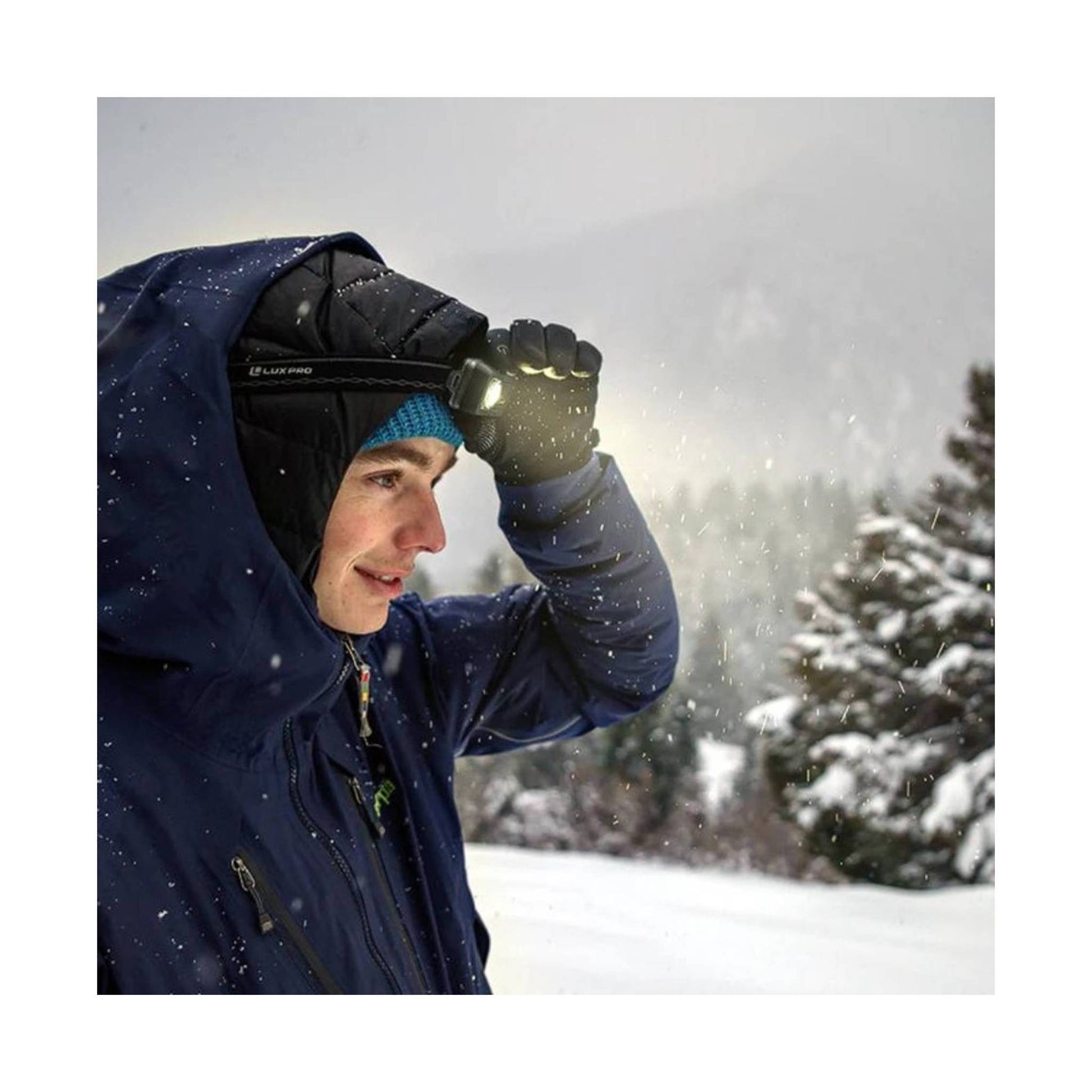 Luxpro LP738 Waterproof Multi-Color Ultralight LED Rechargeable Headlamp by Lenny's Shoe & Apparel