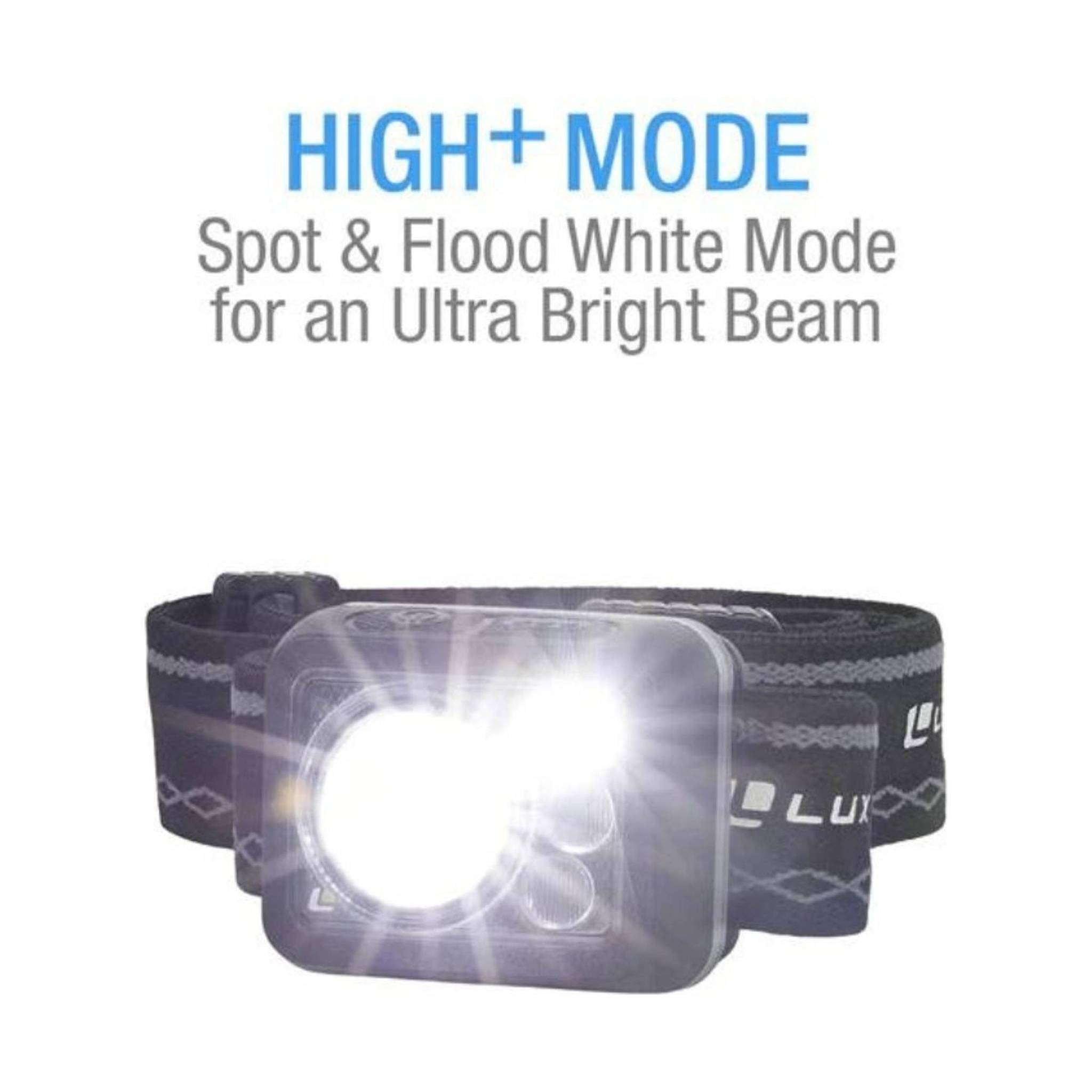Luxpro LP738 Waterproof Multi-Color Ultralight LED Rechargeable Headlamp by Lenny's Shoe & Apparel