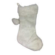 White Faux Fur Stocking