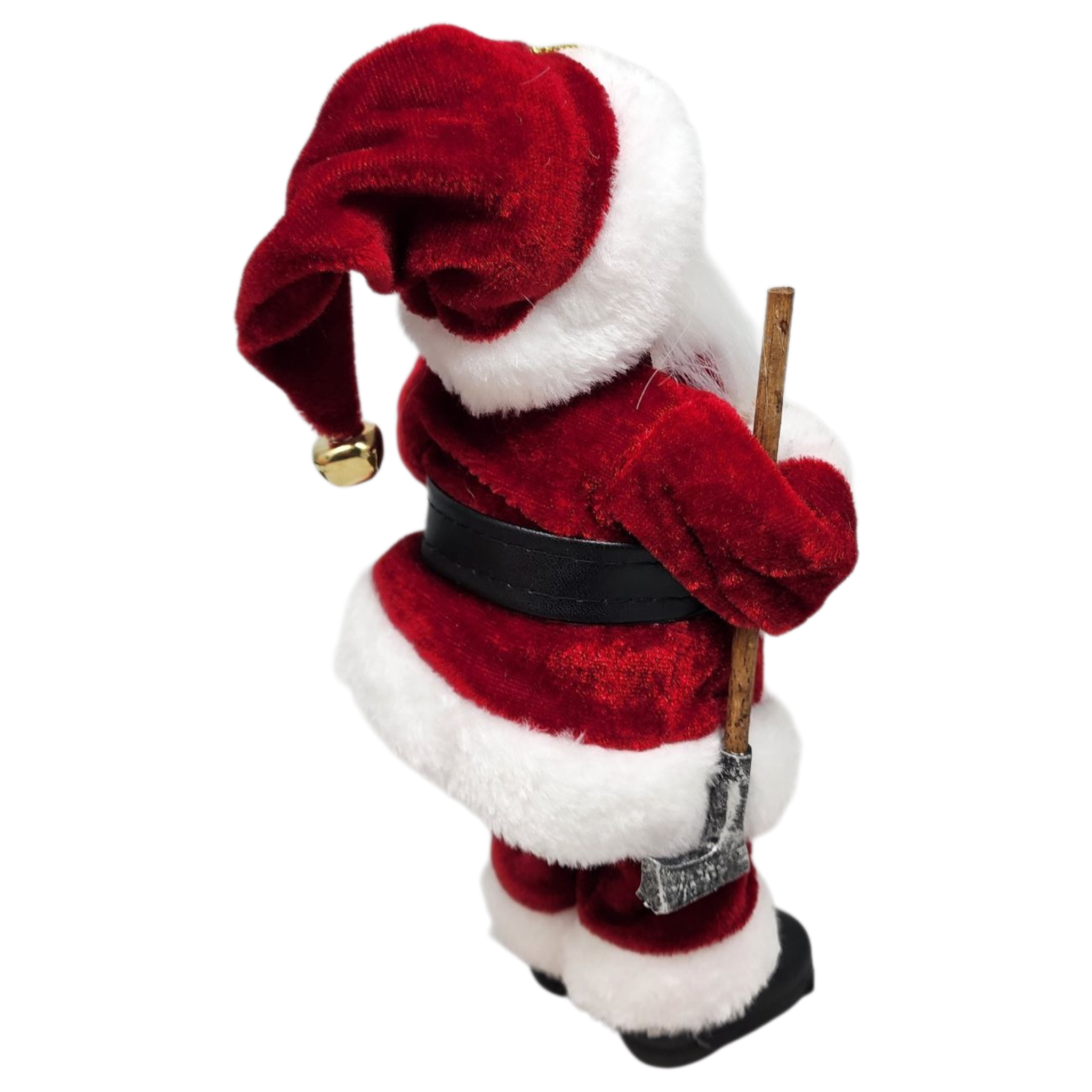 Golfing Santa Figurine Ornament - 9 inches