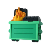 Dumpster Fire Ornament