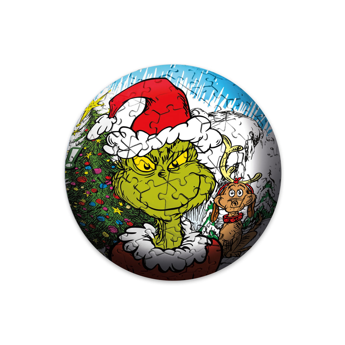 Grinch 3D Sphere Jigsaw Puzzle -212 Pieces