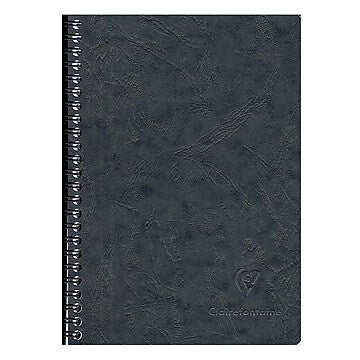Basics Notebooks Wirebound with Pockets 6 in. x 8 1 4 in. 60 pages