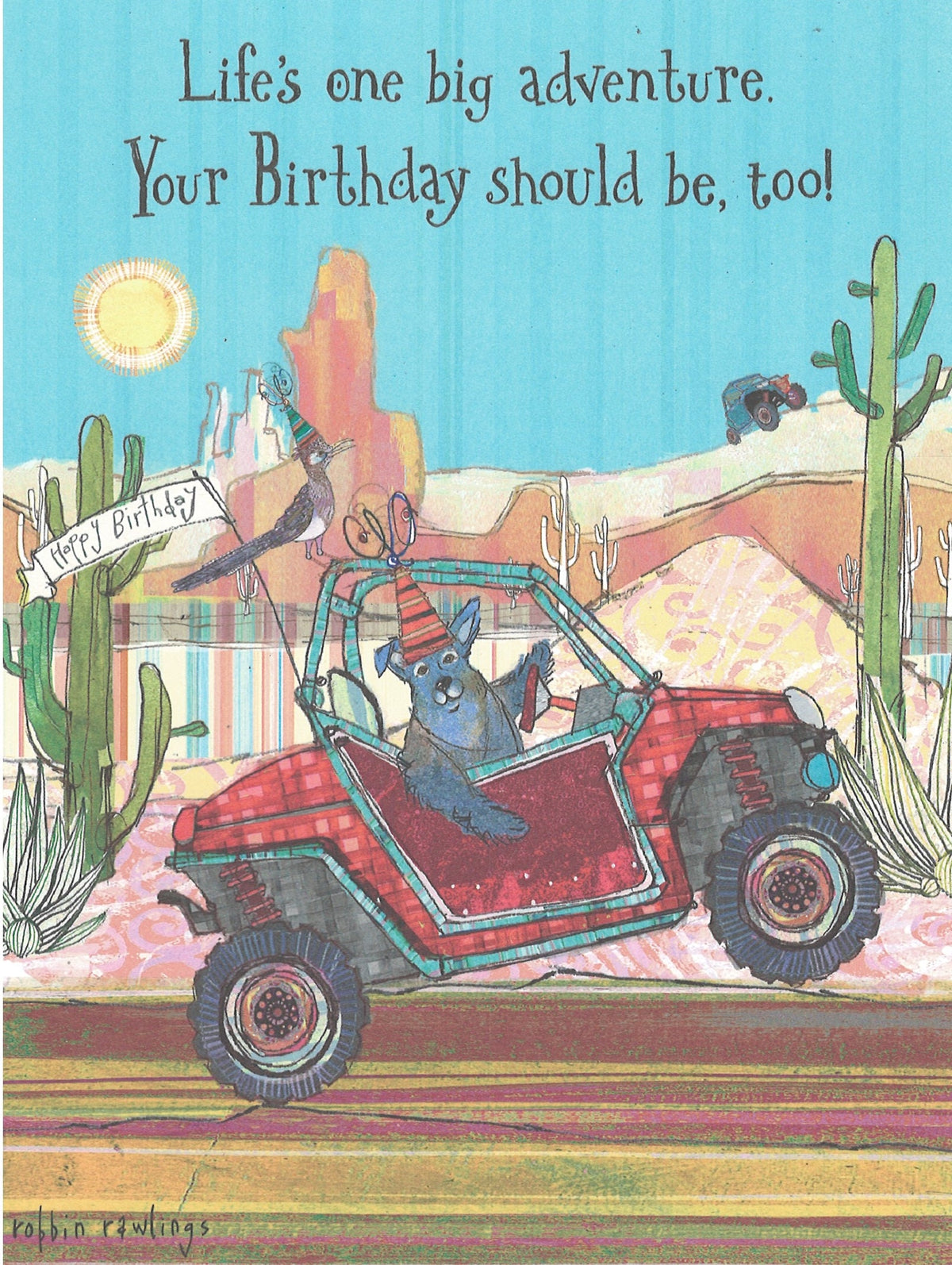 Life's One Big Adventure - Birthday Card