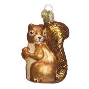 Squirrel Glass Ornaent