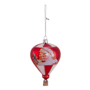 Coca-Cola Glass Hot Air Balloon Ornament