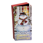 Money / Gift Card Holder - Season's Greetings Snowman