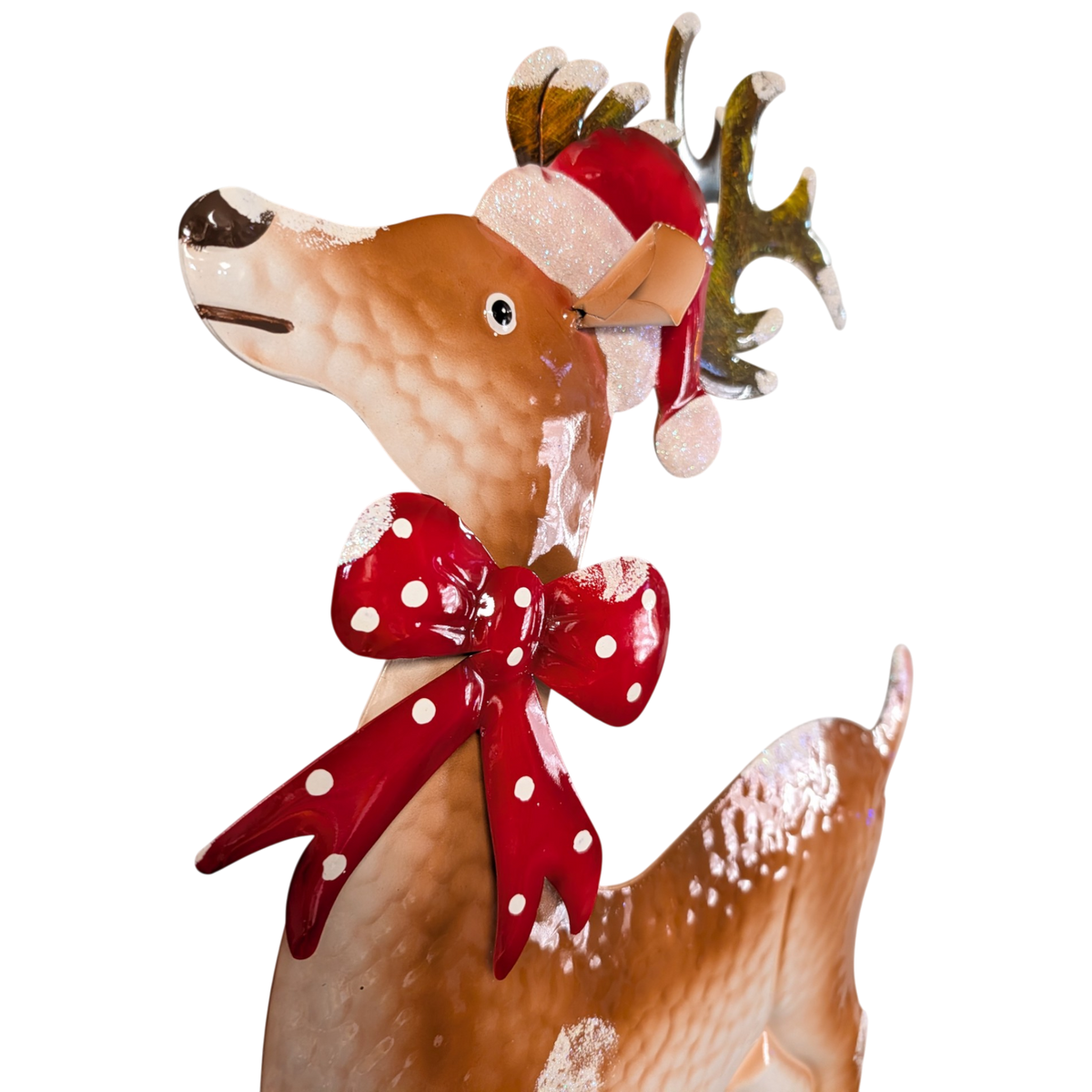 Metal Reindeer Stake - 34 Inch