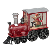 Lighted Snowglobe Train - Reindeer