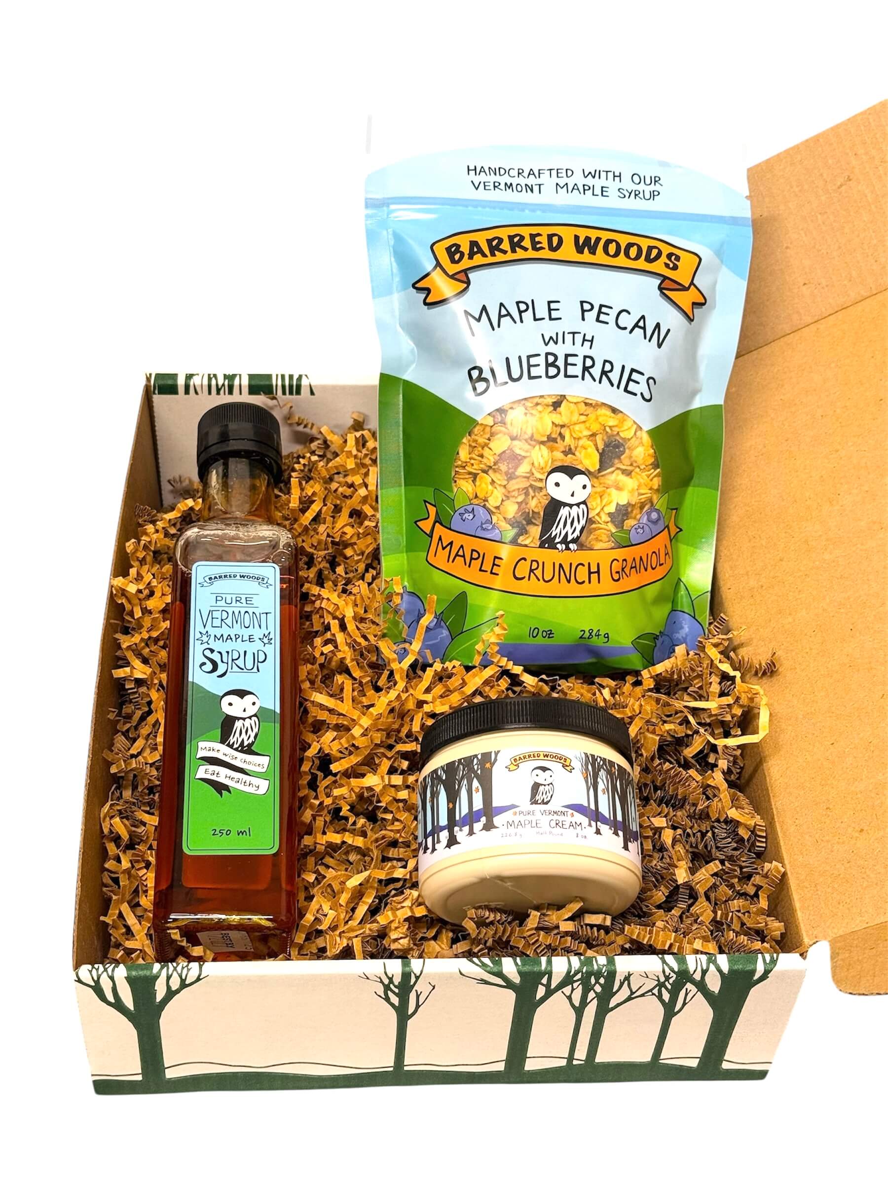 Vermont Healthy Sweets Gift Box by Barred Woods Maple