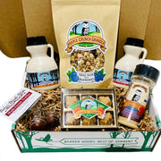 Large Vermont Maple Syrup Gift Box with Maple Crunch Granola by Barred Woods Maple