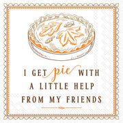 I Get Pie - Cocktail Napkin