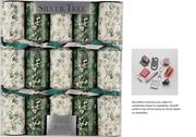 11 Inch 10 Count White Vine and Berries Holiday Crackers