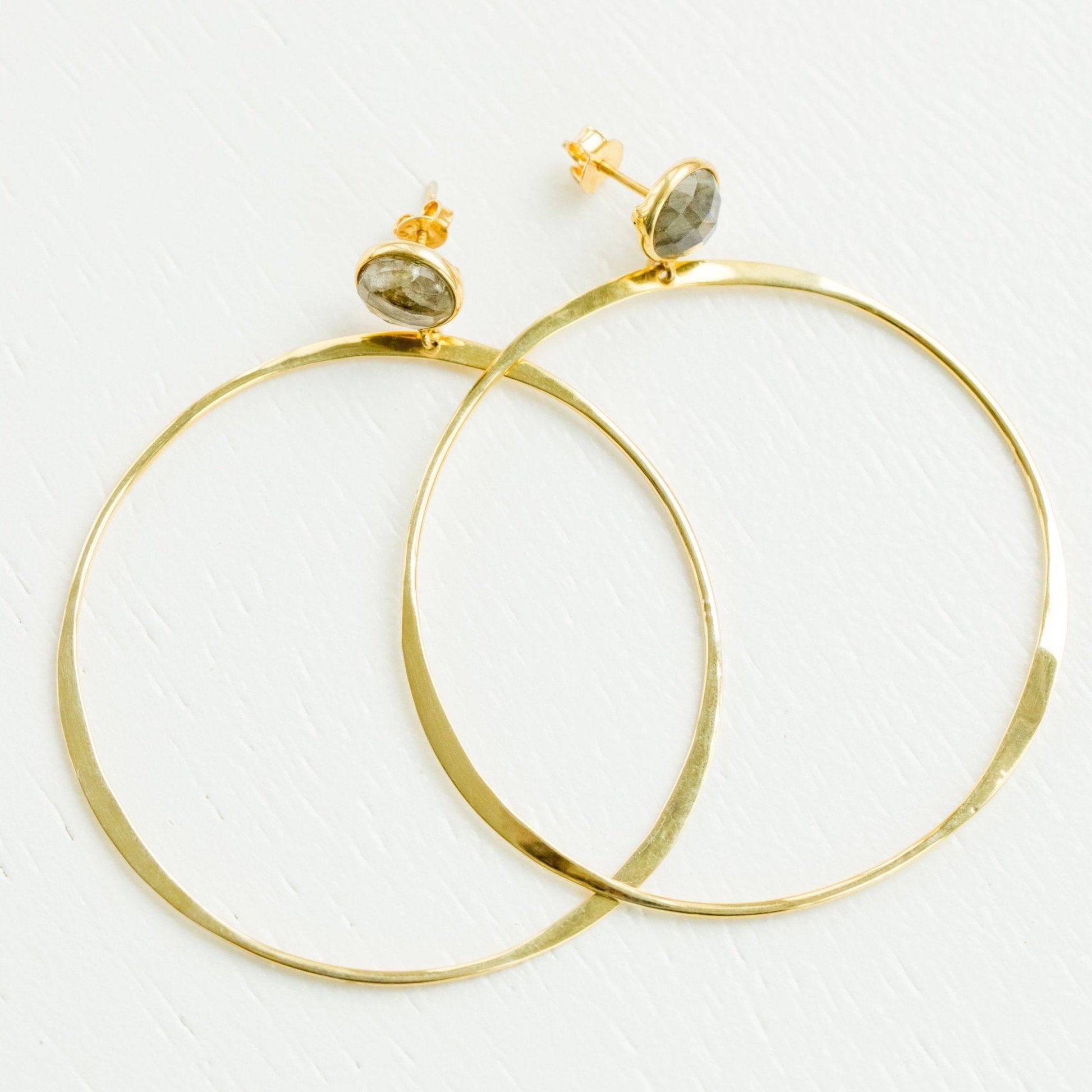 Melody Hoops | Labradorite by elliparr