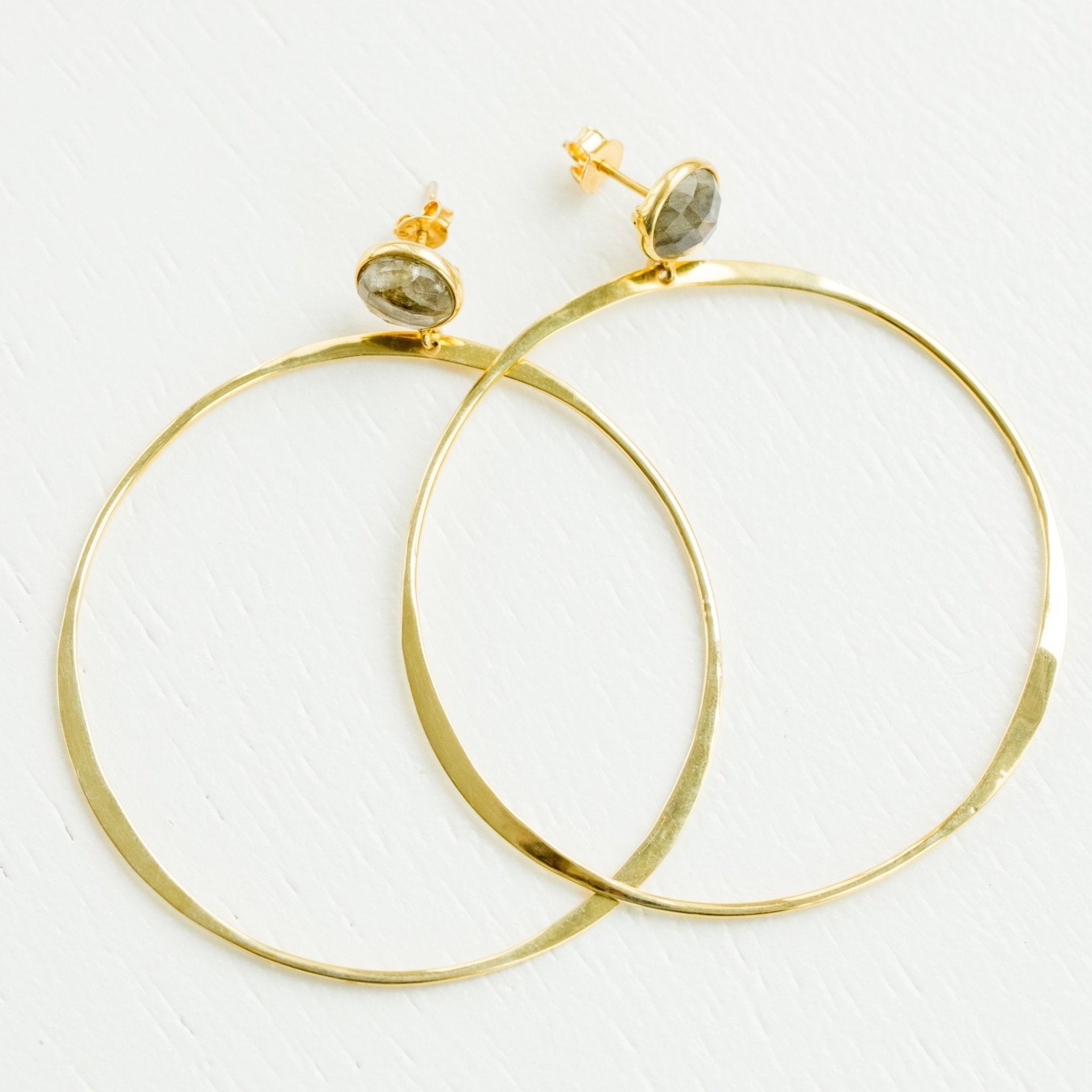 Melody Hoops | Labradorite by elliparr