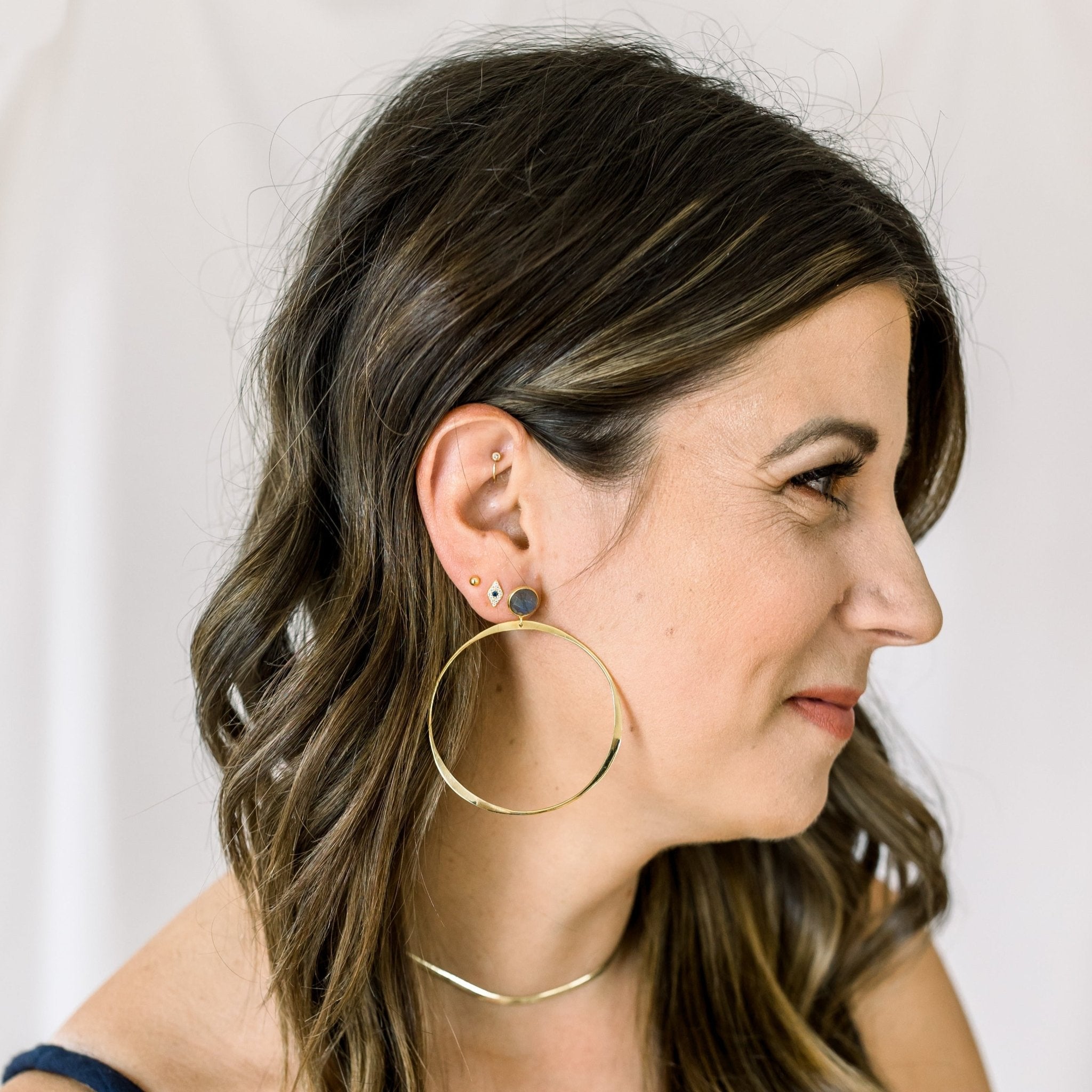 Melody Hoops | Labradorite by elliparr