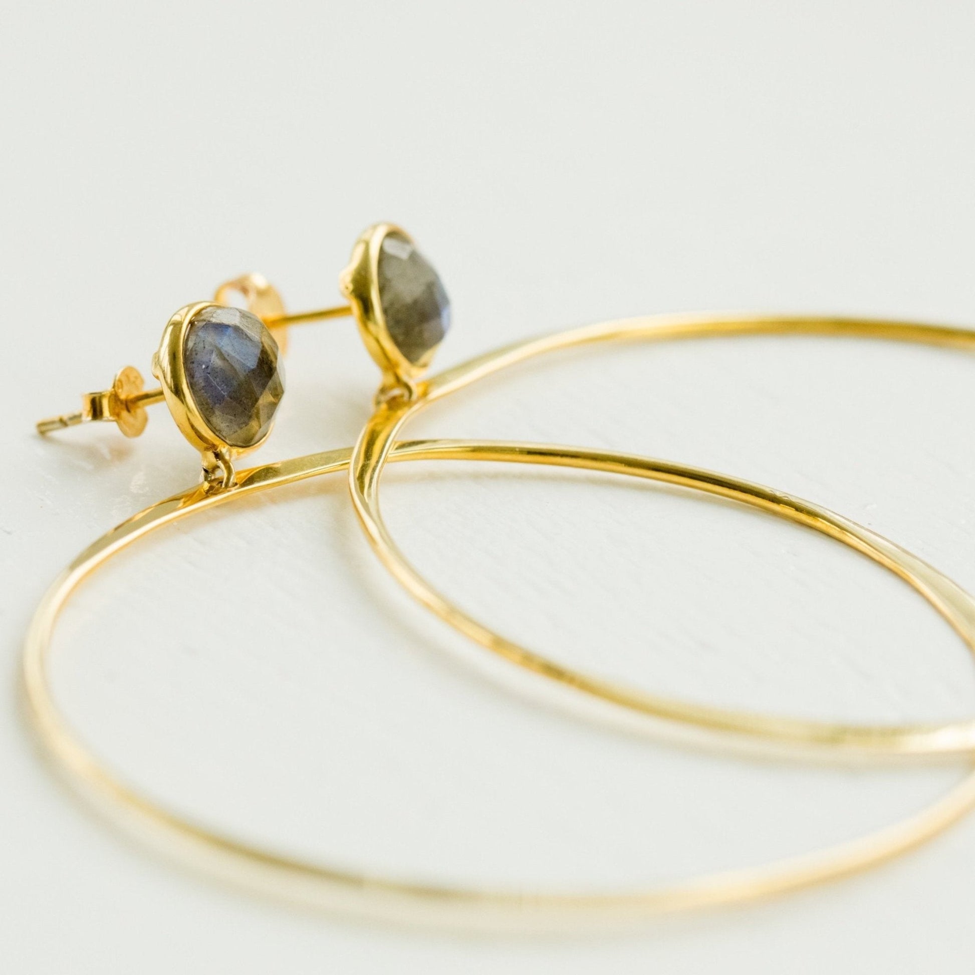 Melody Hoops | Labradorite by elliparr