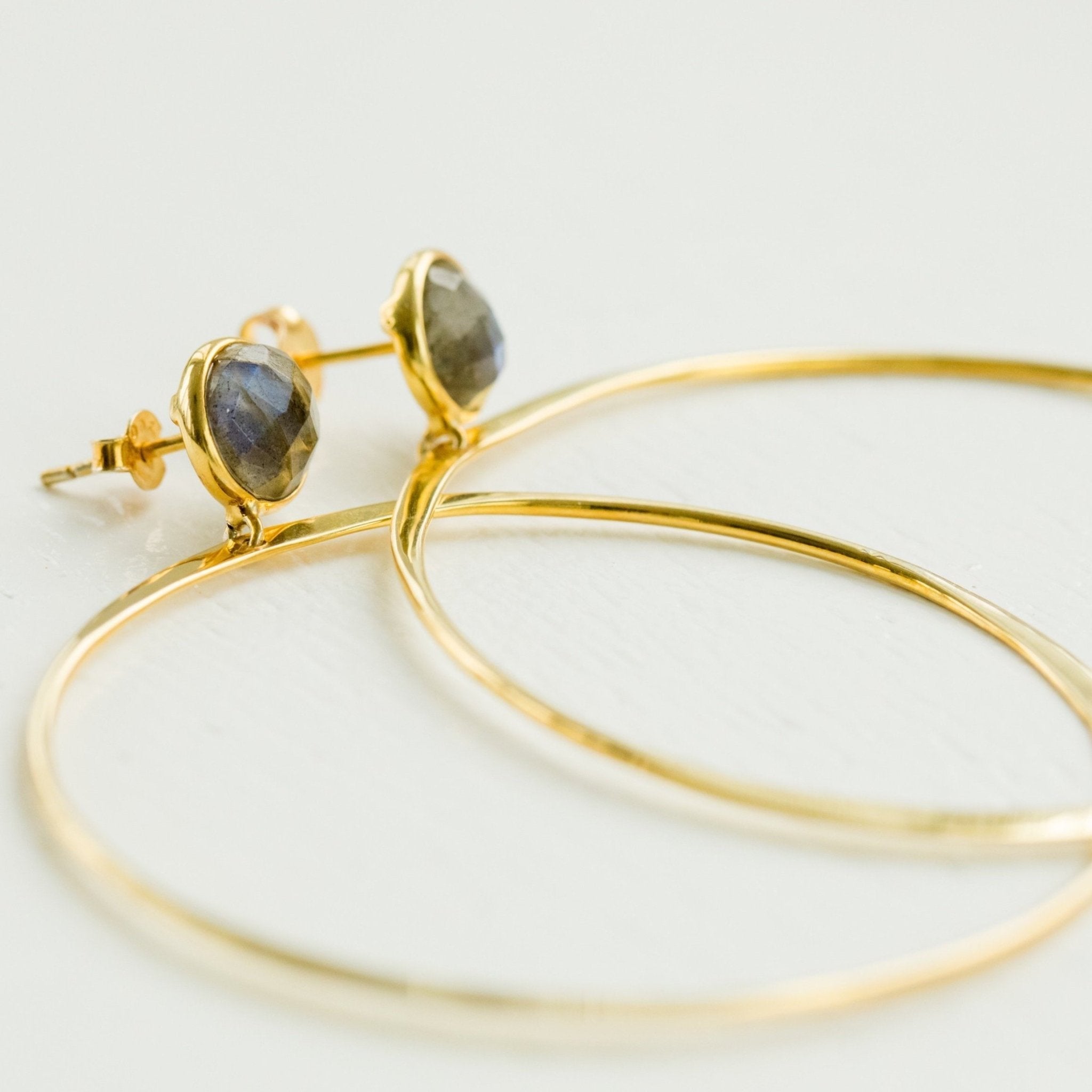 Melody Hoops | Labradorite by elliparr