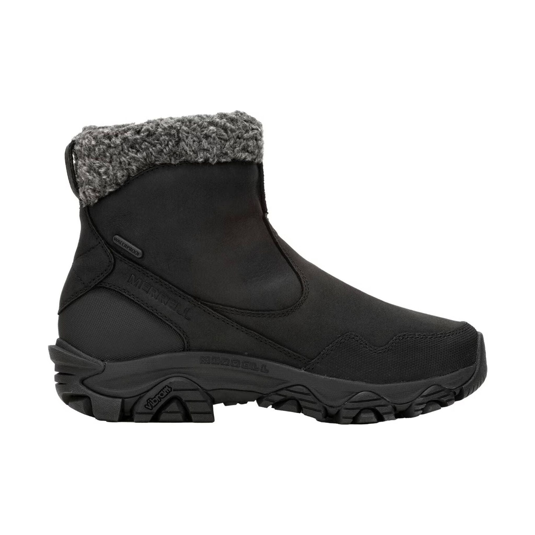 Merrell Women's Coldpack 3 Thermo Mid Zip Waterproof Winter Boot - Black by Lenny's Shoe & Apparel
