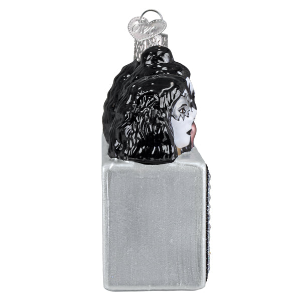 Kiss Band  Glass Ornament