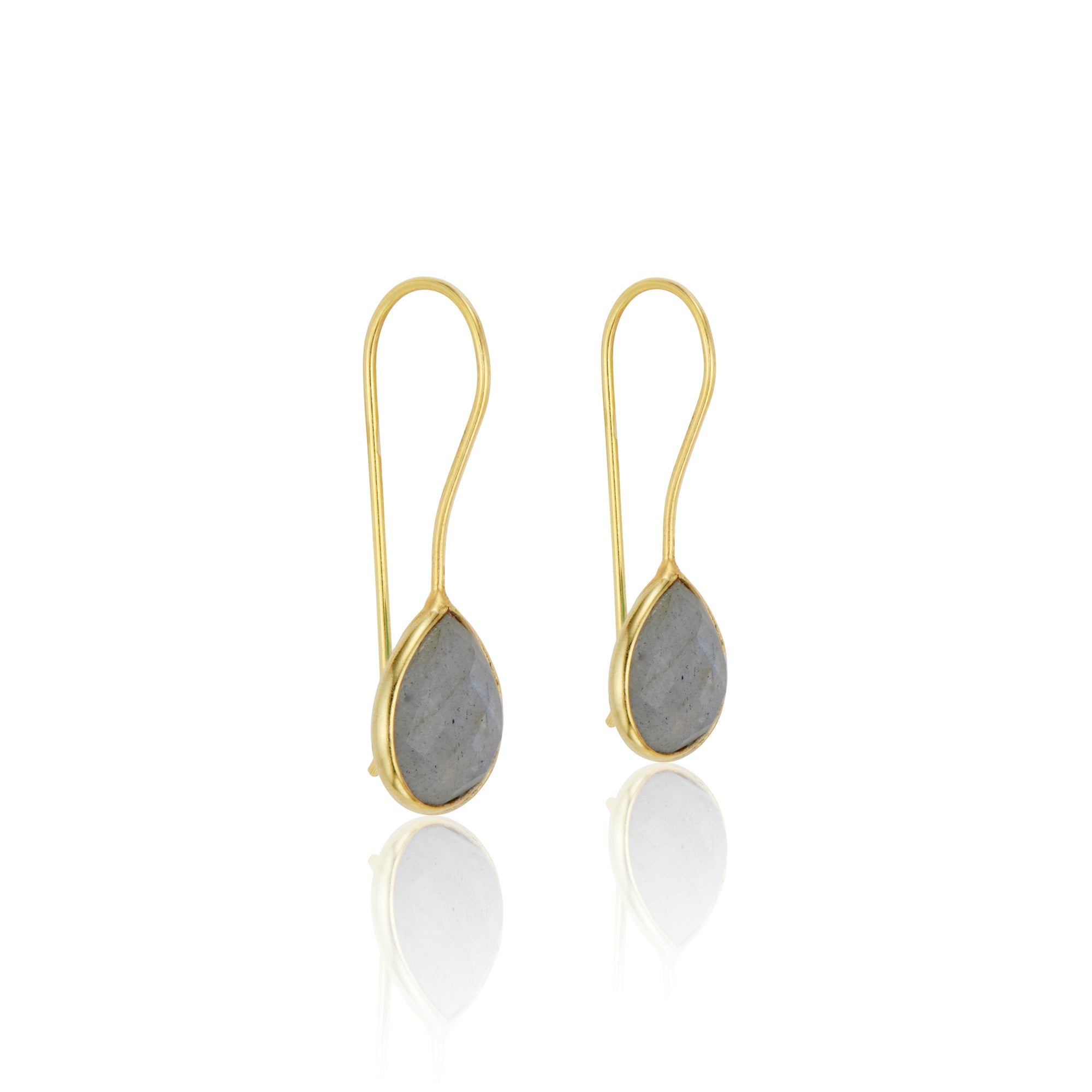 Milan Drop Earrings | Labradorite by elliparr