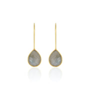 Milan Drop Earrings | Labradorite by elliparr