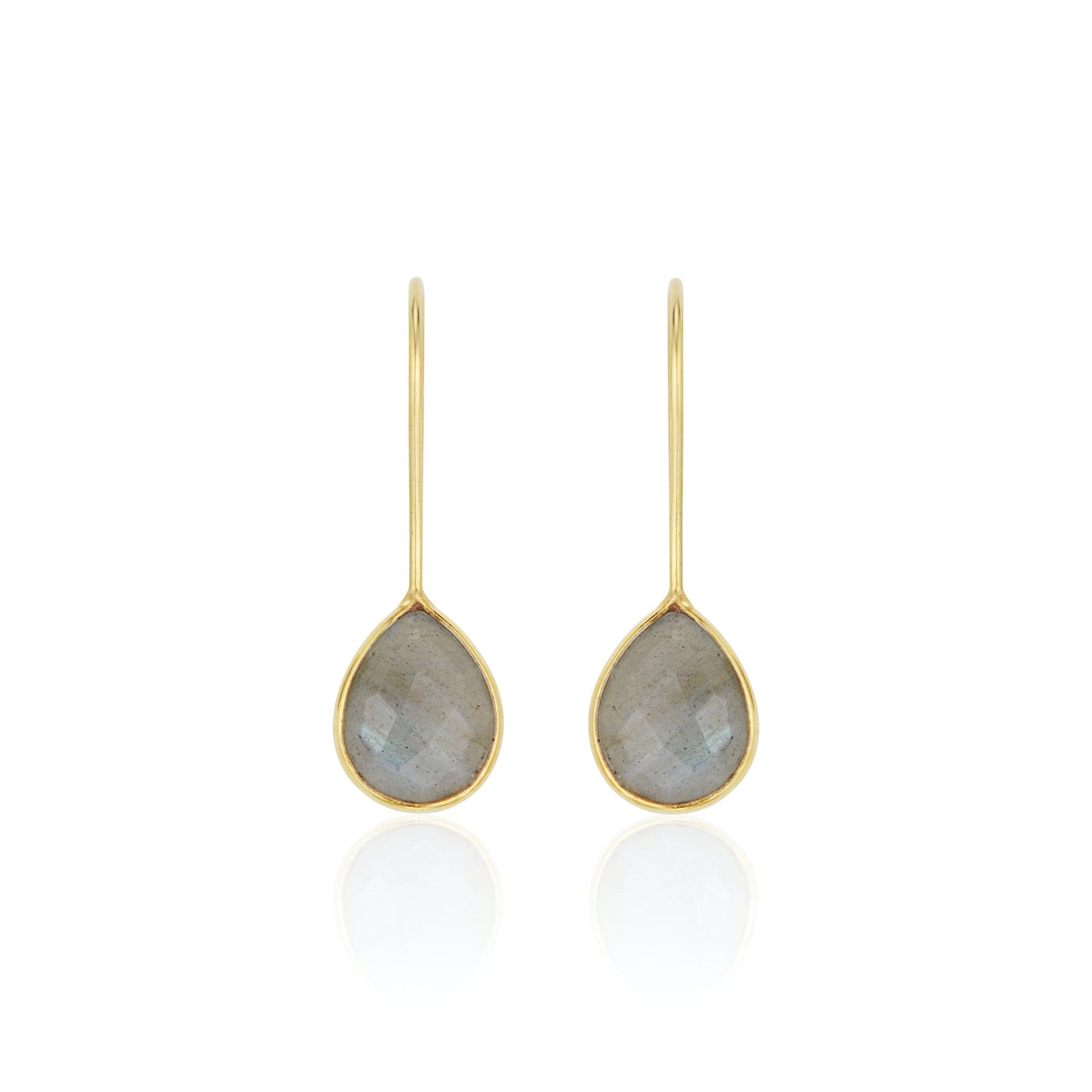 Milan Drop Earrings | Labradorite by elliparr