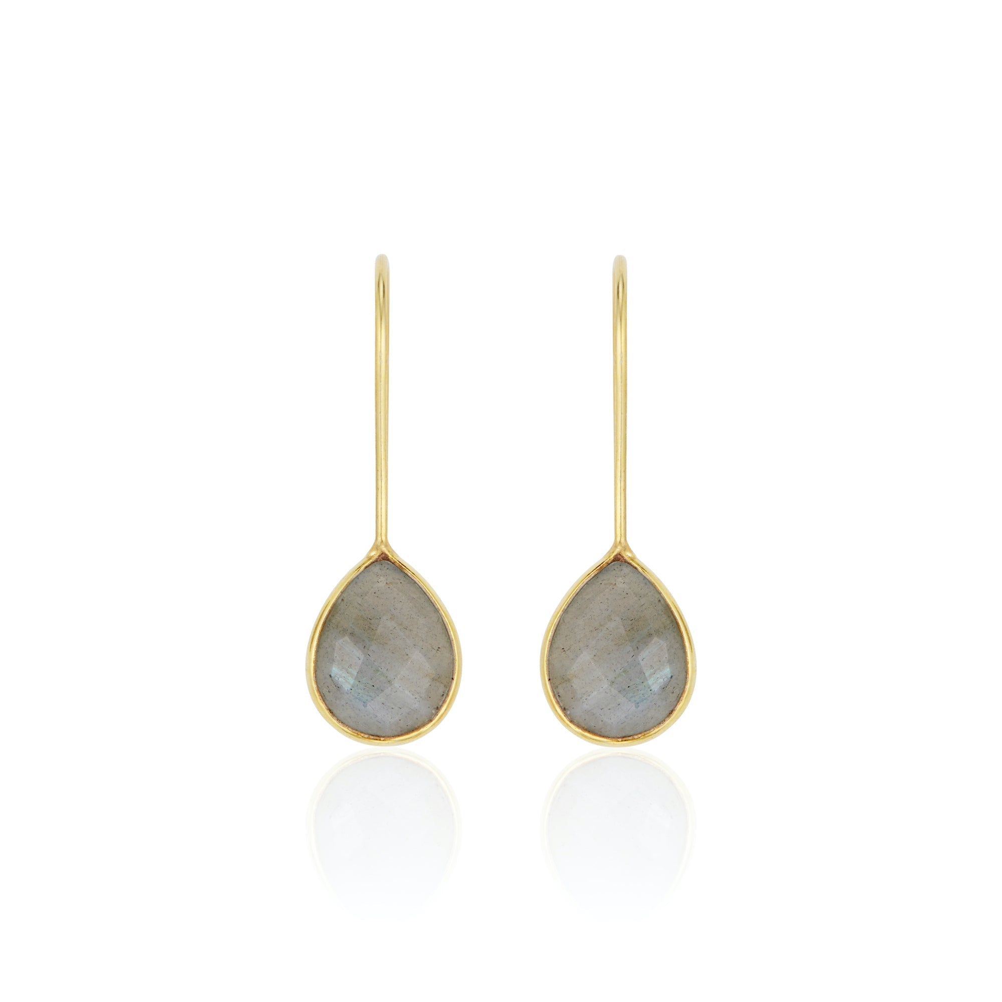 Milan Drop Earrings | Labradorite by elliparr
