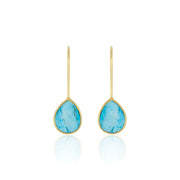 Milan Drop Earrings Turquoise by elliparr