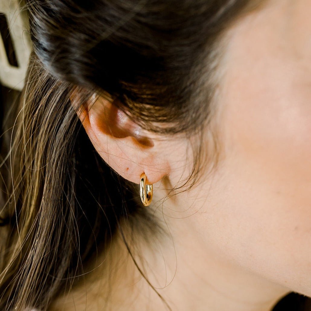 Mini Gold Hoops by elliparr