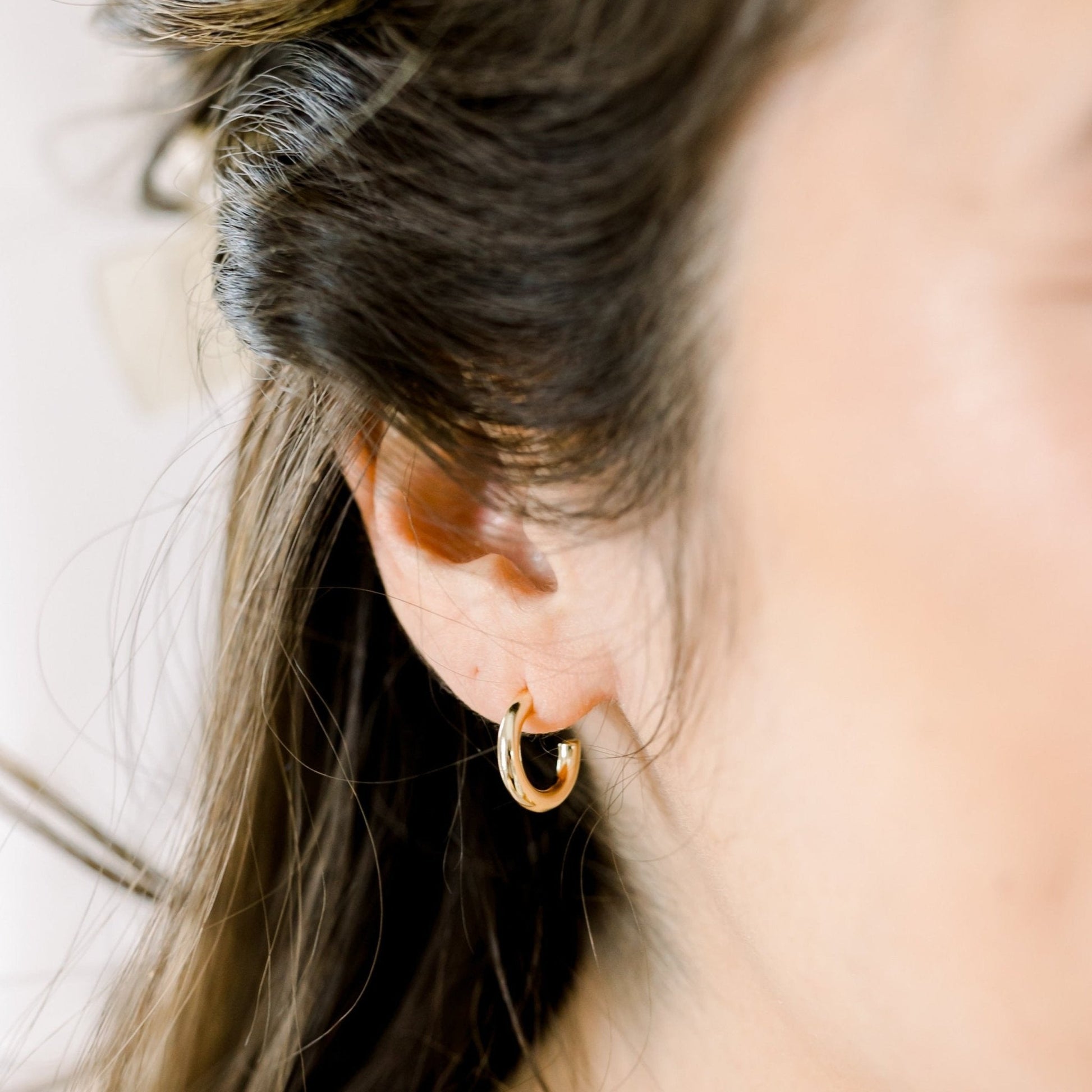 Mini Gold Hoops by elliparr