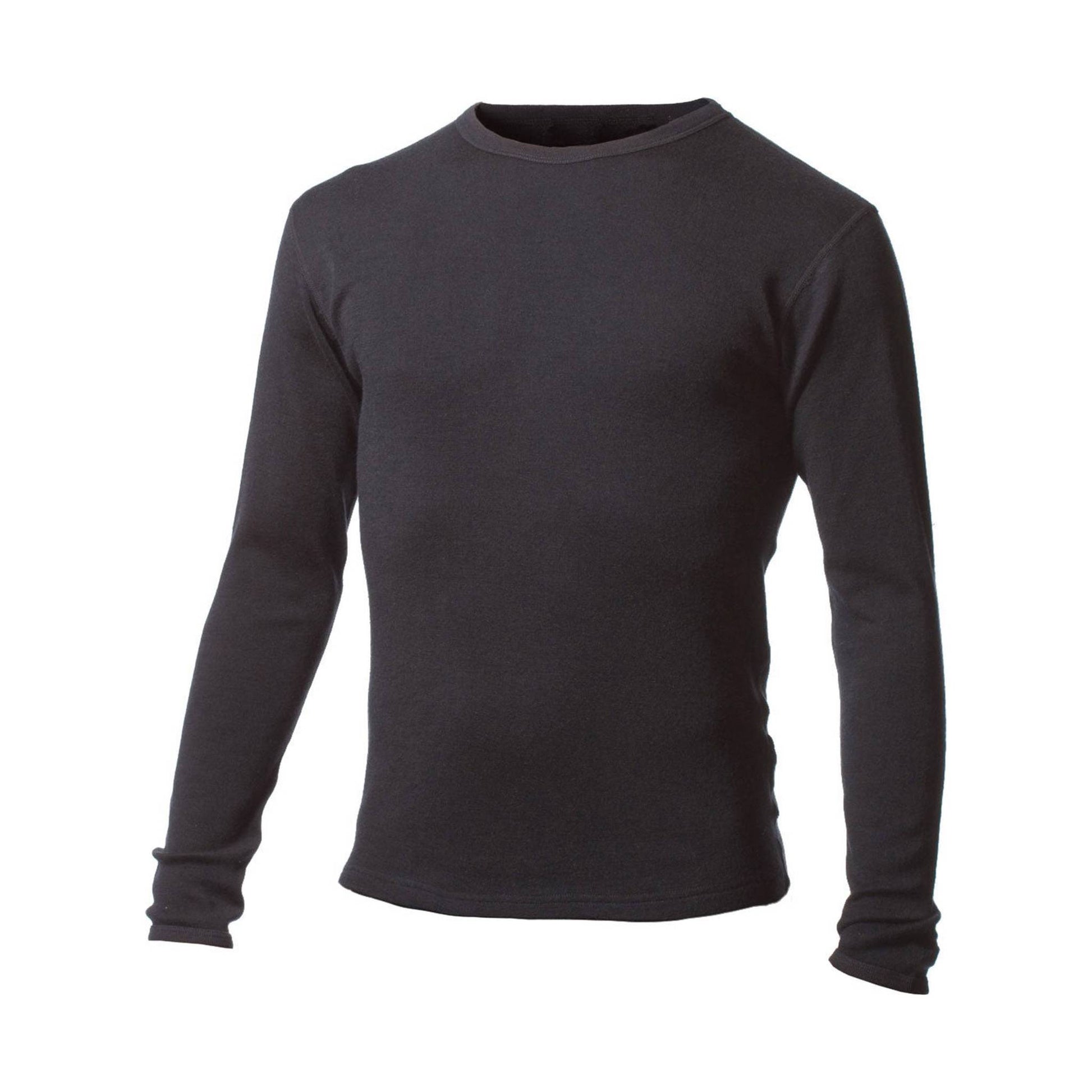 Minus33 Men's Chocorua Midweight Wool Crew - Black by Lenny's Shoe & Apparel