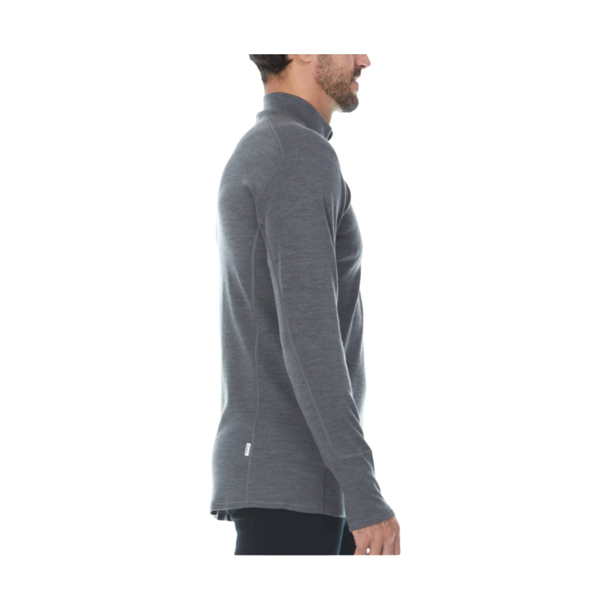 Minus33 Men's Midweight Isolation Quarter Zip - Charcoal by Lenny's Shoe & Apparel